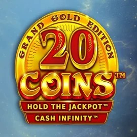 20 Coins Grand Gold Edition slot logo by Wazdan at Spinshark Casino20 Coins Grand Gold Edition