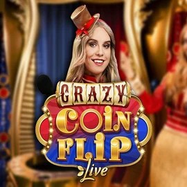Live Casino logo of Crazy Coin Flip from Evolution at Spinshark Casino