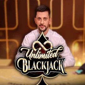 Unlimited Blackjack by Ezugi, showcased at spinssharkcasino.uk – game logo